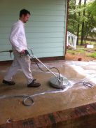Driveway cleaning with surface cleaner Chaffee County CO
